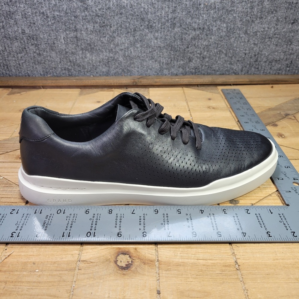 Cole Haan Grand Pro Rally Men's 12 Laser Cut Black C31219 Sneakers Shoes - Picture 13 of 14